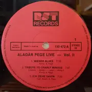 LP - Aladár Pege - Aladár Pege Live, Solo Bass Vol. II