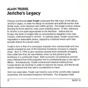 CD - Alain Trudel - Jericho's Legacy