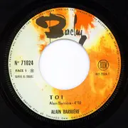 7inch Vinyl Single - Alain Barrière - Toi / Lamento / Si C'est La Fête - EP