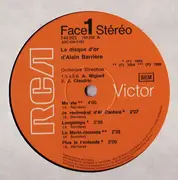 LP - Alain Barrière - Le Disque D'Or D'Alain Barriere