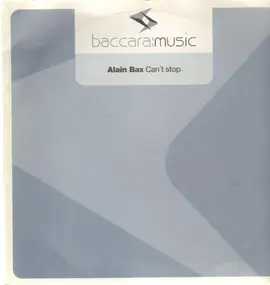 alain bax - Can't Stop