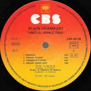 LP - Alain Chamfort - Amour, Année Zéro