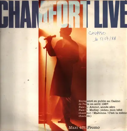 Alain Chamfort - Chamfort Live