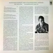 LP - Instrument Ensemble Jacques Prat, Alain Marion - Flötenkonzerte Des Italienischen Barock: Tartini, Platti, Bocherini, Galuppi