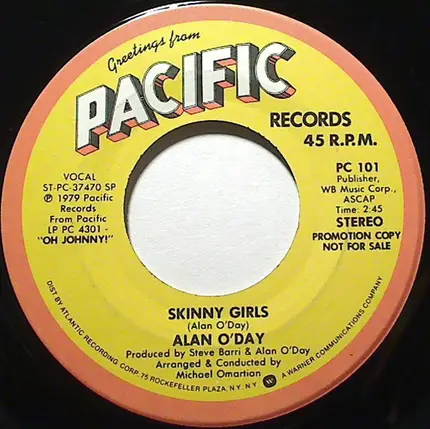 Alan O'Day - Skinny Girls