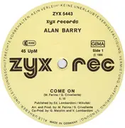 12inch Vinyl Single - Alan Barry - Come On