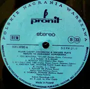 LP - Alan Caddy Orchestra & Singers - Tribute To Engelbert Humperdinck - Blue Labels