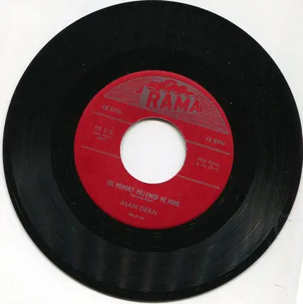 Alan Dean - The Letter That I Never Mailed / The Memory Followed Me Home
