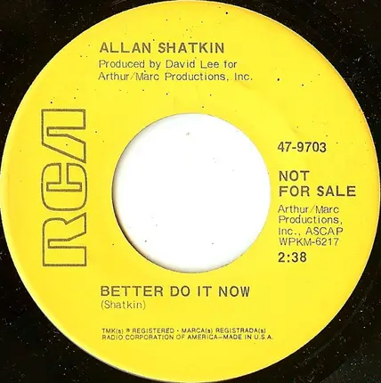 Alan Shatkin - Tears Won't Run