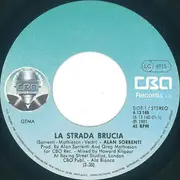 7inch Vinyl Single - Alan Sorrenti - La Strada Brucia & Corro
