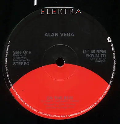 Alan Vega - On The Run
