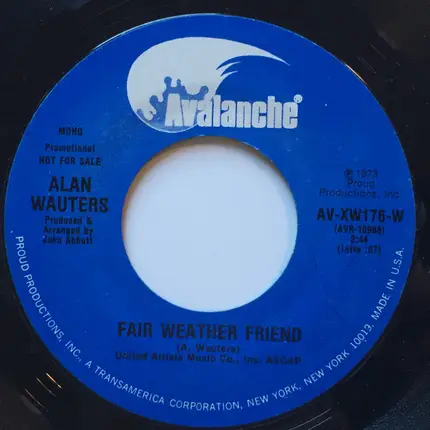 Alan Wauters - Fair Weather Friend