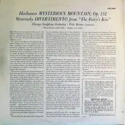 LP - Hovhaness, Stravinsky - Mysterious Mountain / The Fairy's Kiss: Divertimento