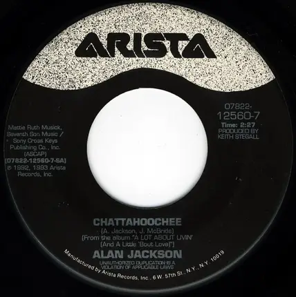 Alan Jackson - Chattahoochee / I Don't Need The Booze (To Get A Buzz On)