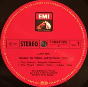 LP - Alban Berg , Béla Bartók , Yehudi Menuhin , Pierre Boulez , BBC Symphony Orchestra - Berg: Violin Konzert / Bartók: Rhapsodien Für Violine Und Orchester Nr. 1 Und Nr. 2