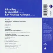 CD - Berg / Janáček / Hartmann - Violin Concertos