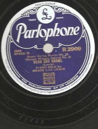 Albert Ammons / Meade "Lux" Lewis - Shout For Joy / Bear Cat Crawl
