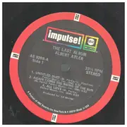 LP - Albert Ayler - The Last Album - Gatefold