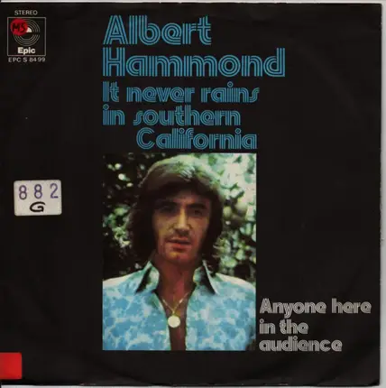 Albert Hammond - It Never Rains In Southern California - Anyone Here In The Audience