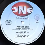 12inch Vinyl Single - Albert One - Hopes & Dreams