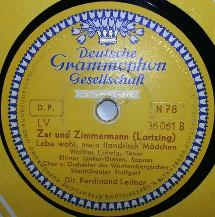 Albert Lortzing - Undine / Zar Und Zimmermann