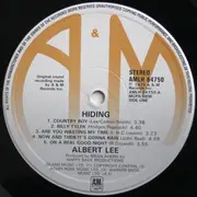 LP - Albert Lee - Hiding