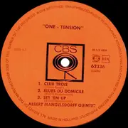 LP - Albert Mangelsdorff Quintet - Tension - Mono