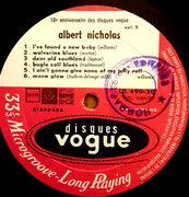 LP - Albert Nicholas - New Orleans Clarinet