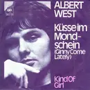 7inch Vinyl Single - Albert West - Küsse Im Mondschein (Ginny Come Lately)