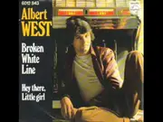 7inch Vinyl Single - Albert West - Broken White Line