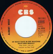 7inch Vinyl Single - Albert West - Heimweh Nach Gestern Ist Heimweh Nach Dir...