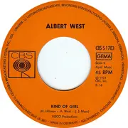 7inch Vinyl Single - Albert West - Küsse Im Mondschein (Ginny Come Lately)