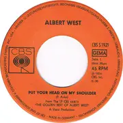 7inch Vinyl Single - Albert West - Put Your Head On My Shoulder