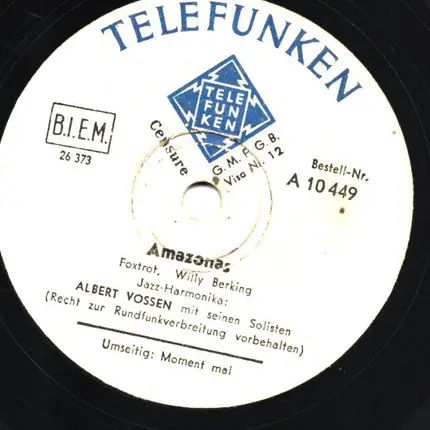 Albert Vossen - Amazonas / Moment mal