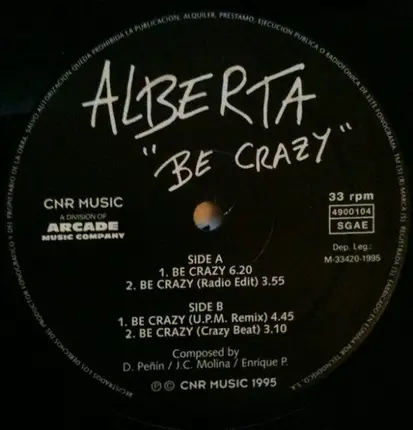Alberta - Be Crazy