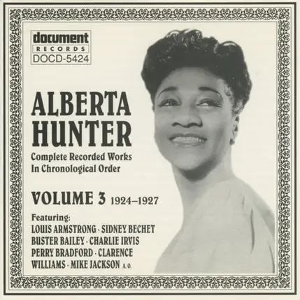 Alberta Hunter - Complete Recorded Works In Chronological Order Volume 3 (1924-1927)