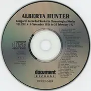 CD - Alberta Hunter - Complete Recorded Works In Chronological Order Volume 3 (1924-1927)
