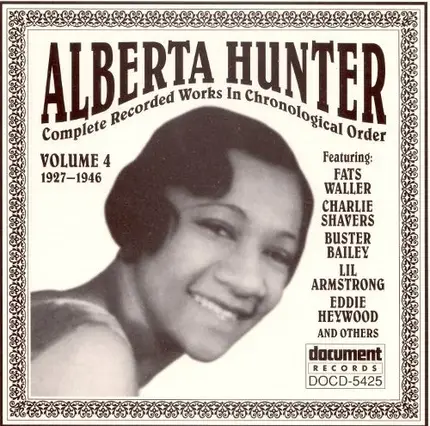 Alberta Hunter - Complete Recorded Works In Chronological Order Volume 4 (1927-1946)