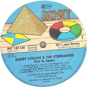 LP - Albert Collins And The Icebreakers - Live In Japan
