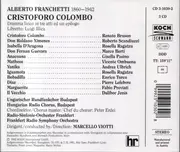 CD-Box - Alberto Franchetti - Cristoforo Colombo - Slipcase & Libretto