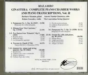 CD - Alberto Ginastera - Malambo - The Complete Piano, Chamber Works And Piano Transcriptions, Volume 2