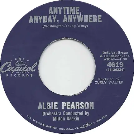 Albie Pearson - I'm Still In Love With You