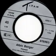 7inch Vinyl Single - Albin Berger - Hawaii