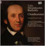 LP - Albrecht Ostertag, Hessisches Bach Collegium, Wolfram Wehnert - Mendelssohn-Bartholdy - Chorkantaten - Gatefold