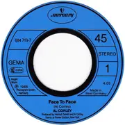 7'' - Al Corley - Face To Face