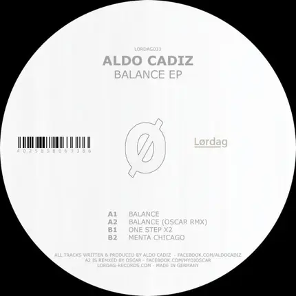 Aldo Cadiz - BALANCE EP