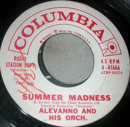 Alevanno And His Orchestra - Ninotchka