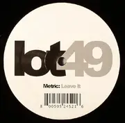 12inch Vinyl Single - Alex Metric - Leave It