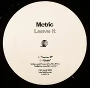 12inch Vinyl Single - Alex Metric - Leave It