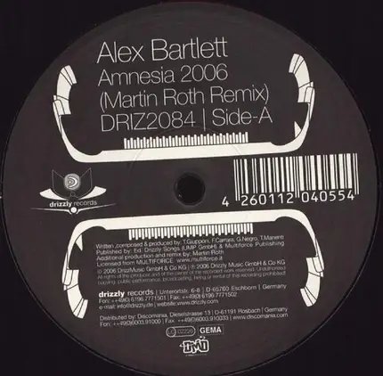 Alex Bartlett - Amnesia 2006